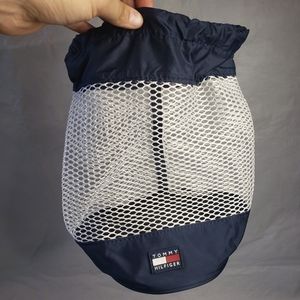 Vintage Tommy Hilfiger mesh toiletry draw bag